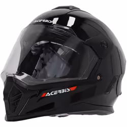 Acerbis Rider Solid Casque de motocross pour enfants, noir, taille S - Vue supplémentaire 6