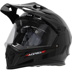 Acerbis Rider Solid Casque de motocross pour enfants, noir, taille M
