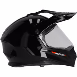 Acerbis Rider Solid Casque de motocross pour enfants, noir, taille M - Vue supplémentaire 9