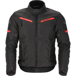 Acerbis X-Street Veste textile de moto, noir-rouge, taille XL pour Hommes