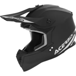 Acerbis Linear Solid Casque de motocross, noir, taille L pour Hommes
