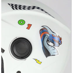 Acerbis Jet Brezza Kid Kids Casque jet, blanc, taille L pour Des gamins