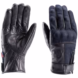 Blauer Combo Denim Gants de moto, noir, taille L