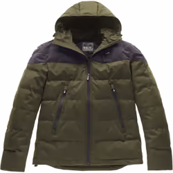 Blauer Easy Winter 2.0 Veste textile de moto, vert-bleu, taille M pour Hommes