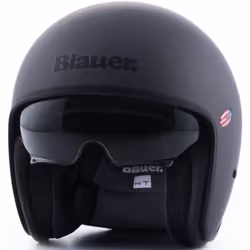 Blauer Pilot 1.1 Monochrome Titan Matte Casque jet, argent, taille XS pour Hommes