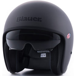 Blauer Pilot 1.1 Monochrome Titan Matte Casque jet, argent, taille XS pour Hommes