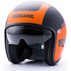 Blauer Pilot 1.1 G Graphic Casque jet, noir-orange, taille M pour Hommes
