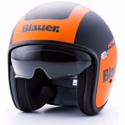 Blauer Pilot 1.1 G Graphic Casque jet, noir-orange, taille XS pour Hommes