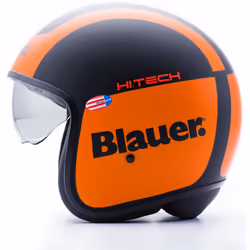 Blauer Pilot 1.1 G Graphic Casque jet, noir-orange, taille XS pour Hommes