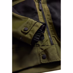 Blauer Thor Air veste textile de moto perforée, noir-vert, taille 3XL pour Hommes