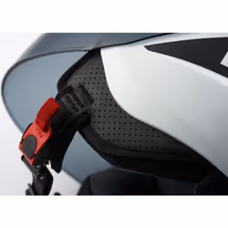 Blauer Brat Casque jet, noir-blanc, taille XS pour Hommes