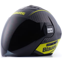 Blauer Real HT Graphic B Casque Jet, noir-jaune, taille XS pour Hommes