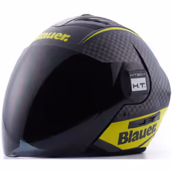 Blauer Real HT Graphic B Casque Jet, noir-jaune, taille XS pour Hommes