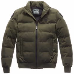 Blauer College Veste textile de moto, vert, taille XL pour Hommes