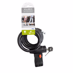 Urban Prime UP-MON-LCK, Antivol, Noir, Acier, Clé, 2 pièce(s), Carte