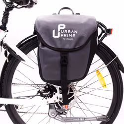 Urban Prime UP-BAG-EBK, Arrière, Sac de transport pour bicyclette, Tissu, Noir