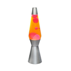 Lampe Lave Silver 40cm rouge/jaune - Itotal