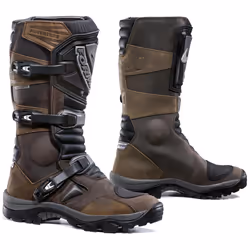 Forma Adventure Bottes de moto imperméables, brun, taille 40 pour Hommes