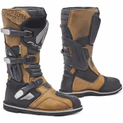 Forma Terra Evo Bottes de moto imperméables, brun, taille 45 pour Hommes