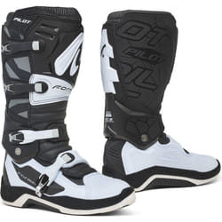Forma Pilot Motocross Bottes, noir-blanc, taille 43 pour Hommes