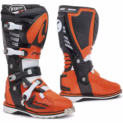 Forma Predator 2.0 Bottes de motocross, noir-blanc-orange, taille 45 pour Hommes