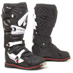 Forma Pilot FX Bottes de moto, noir, taille 42 pour Hommes