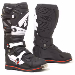 Forma Pilot FX Bottes de moto, noir, taille 43 pour Hommes