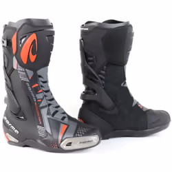 Forma Phantom Bottes de moto, noir-gris-rouge, taille 42 pour Hommes