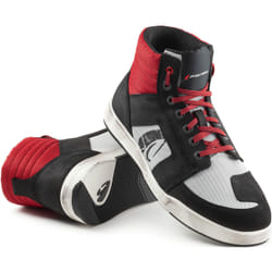 Forma Ground Dry Chaussures de moto, noir-blanc-rouge, taille 46 pour Hommes