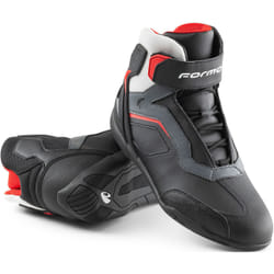 Forma Stinger Evo Flow Chaussures de moto, noir-gris-blanc, taille 39 pour Hommes