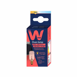 Ampoule pour four 40W - 220V longueur 74 mm x diam 27 mm Wpro OVL024