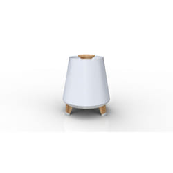 Akai AKBT80 enceinte portable Enceinte portable mono Blanc, Bois 10 W
