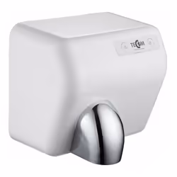 Sèche-mains électrique mural en ABS blanc avec fonctionnement par capteur |Tecom ARROW LFHD1M Sèche-mains électrique en ABS r ...