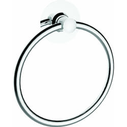 Tecom - Porte-serviettes anneau en acier GDAPRSAN11 fixation adhésive