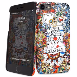 i-Paint Tattoo, Housse, Apple, iPhone 7, 11,9 cm (4.7"), Multicolore