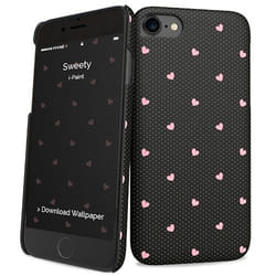 i-Paint Sweety 4.7" Housse Noir, Rose