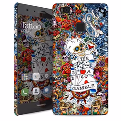 i-Paint Tattoo, Housse, Huawei, P9 Lite, Multicolore
