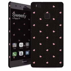 i-Paint Sweety, Housse, Huawei, P9 Lite, Noir, Rose