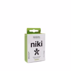 Mr&amp;Mrs Fragrance Niki, Voiture, Noir, Argent, Cassis, Citron vert, Mojito, 45 jour(s)