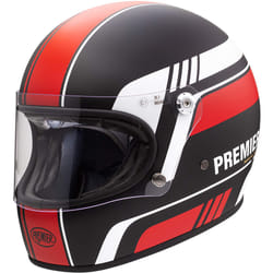 Premier Trophy BL 92 BM Helmet Casque, noir-blanc-rouge, taille L pour Hommes