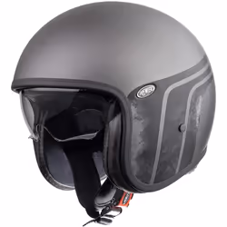 Premier Vintage BTR 17 BM Casque jet, gris, taille XS pour Hommes