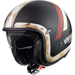Premier Vintage DO 92 O.S. BM Casque jet, noir-blanc-rouge, taille XS pour Hommes