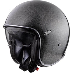 Premier Vintage U9 Glitter Silver Casque jet, argent, taille L pour Hommes