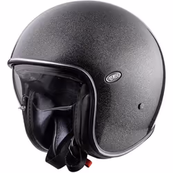 Premier Vintage U9 Glitter Silver Casque jet, argent, taille S pour Hommes