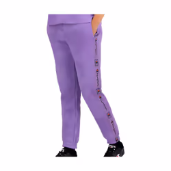Jogging Femme - Champion - Violet - Taille élastique - Bande Champion - Effet délavé