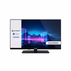 Telefunken TE32750S38YXD, 81,3 cm (32"), 1366 x 768 pixels, HD, DVB-C, DVB-S2, DVB-T2, Noir