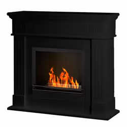 DIVINA FIRE Cambridge, Cheminée encastrable, Bioéthanol, Noir, Intérieure, 4,5 - 5 h, 1,8 L