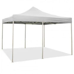 Evergreen - Gazebo pliable pliable 3 x 6 Blanc recouvert de pvc imperméable