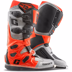 Gaerne SG-12 Bottes de motocross, noir-gris-orange, taille 46 pour Hommes