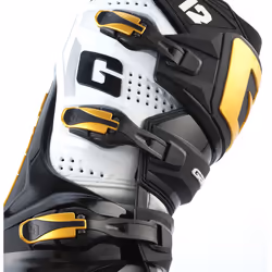 Gaerne SG-12 Bottes de motocross, noir-blanc-or, taille 46 pour Hommes - Vue supplémentaire 4